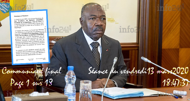 Le conseil des ministres du Gabon du 16 mars s’est tenu au moins trois jours auparavant&nbsp;!