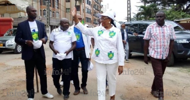 Présidentielle 2023 : Paulette Missambo au plus près des populations du Grand Libreville