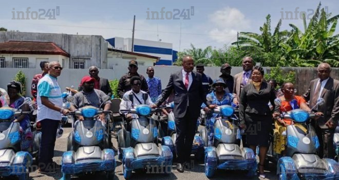 Promotion de l’inclusion&nbsp;: des scooters offerts aux personnes handicapées à Port-Gentil