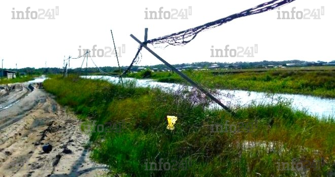 Port-Gentil&nbsp;: Un gabonais frôle la mort après avoir tenté de retirer un câble électrique d’un lac