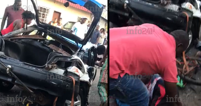 Port-Gentil&nbsp;: Deux morts dans un effroyable accident de la route impliquant un taxi