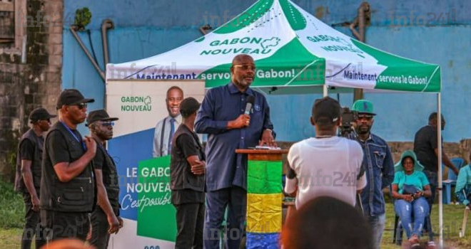 Présidentielle 2023&nbsp;: Mike Jocktane termine en beauté à Oyem sa tournée dans le Woleu-Ntem