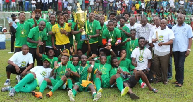 Play-offs National Foot&nbsp;: l’AS Mangasport et l’AS Dikaki sacrés champions 2018&nbsp;!