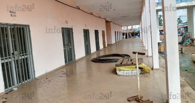 Port-Gentil&nbsp;: Le bloc 3 du marché du Grand village en ruine 18 mois après sa livraison