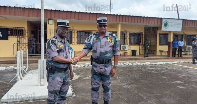 Oyem&nbsp;: Le colonel Marcel Doumbye prend la tête du commandement de la gendarmerie