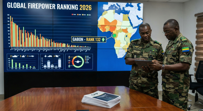 Global Firepower 2026&nbsp;: Le Gabon 33e puissance militaire africaine devant la Centrafrique