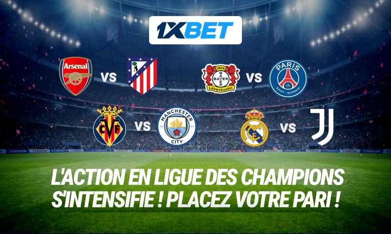 Retour de la Ligue des champions&nbsp;: pariez sur les matchs clés de la journée sur 1xBet&nbsp;!