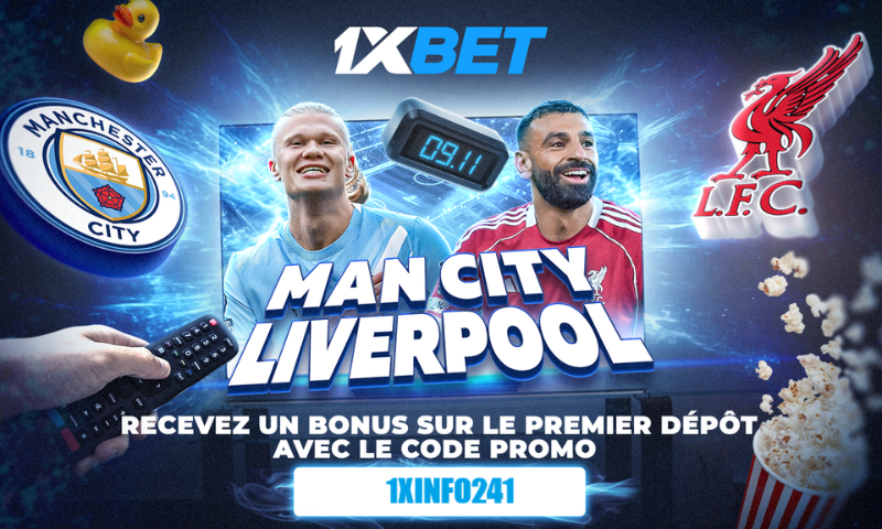 Manchester City – Liverpool&nbsp;: plongez au cœur d’un choc footballistique avec 1xBet&nbsp;!